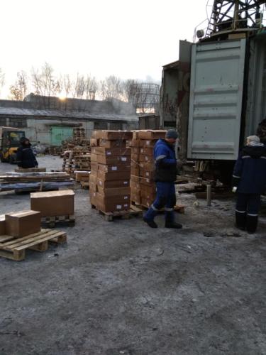 13.02. г. Хабаровск, выгрузка 021 контейнера