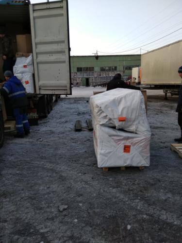 13.02. г. Хабаровск, выгрузка 021 контейнера