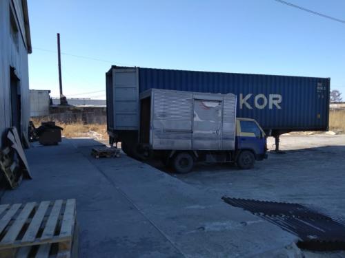 21.02. г. Хабаровск, выгрузка 043 контейнера