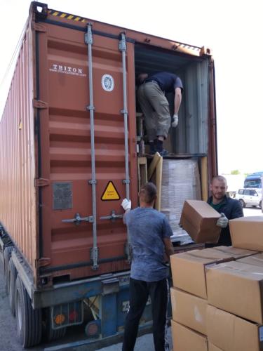 29.05. г. Хабаровск, выгрузка 237 контейнера