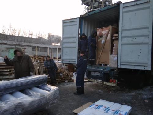 20.01. г. Хабаровск, выгрузка 326 контейнера
