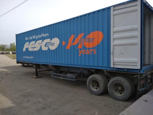 20.05. г. Хабаровск, выгрузка 564 контейнера