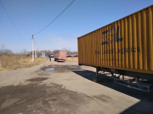 10.04. г. Хабаровск, выгрузка 926 контейнера