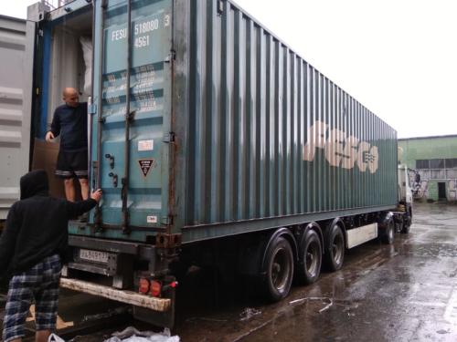 г. Хабаровск, 29 августа, выгрузка 803 и 423 контейнера